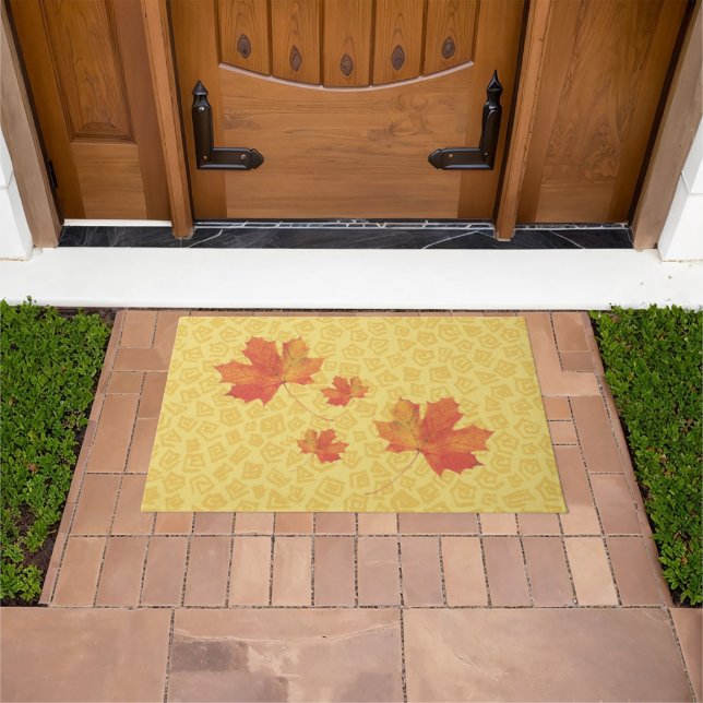 Herbstlaubs Door Mat Fußmatte (Außenbereich)