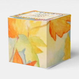 Herbstlaubs Gay Gastgeschenk Hochzeit Box Geschenkschachtel