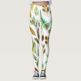 Herbstlaubs Muster Leggings