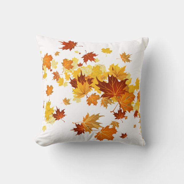 Herbstlaubs Pillow Kissen (Vorderseite)