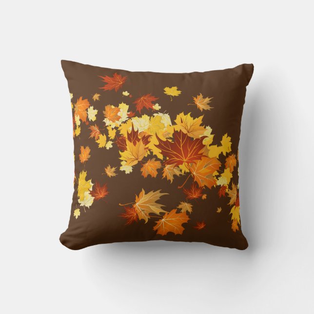 Herbstlaubs Pillow Kissen (Vorderseite)