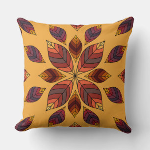Herbstlaubs Rosette Kissen