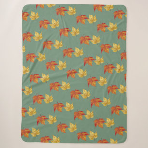 Herbstlaubs Sherpa Throw Blanket Sherpadecke