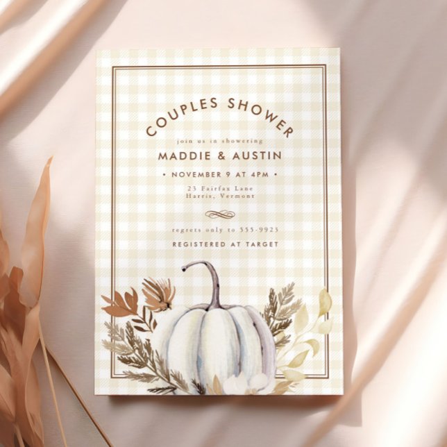 Herbstlaubs White Pumpkin Couches Brautparty (Von Creator hochgeladen)