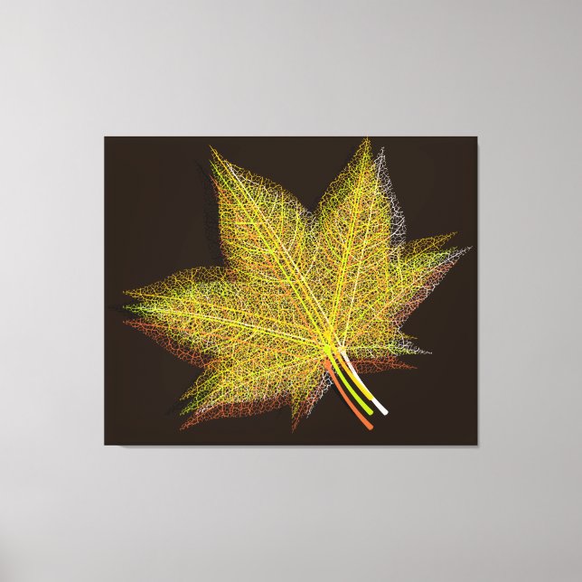 Herbstleaf #3 leinwanddruck (Vorderseite)