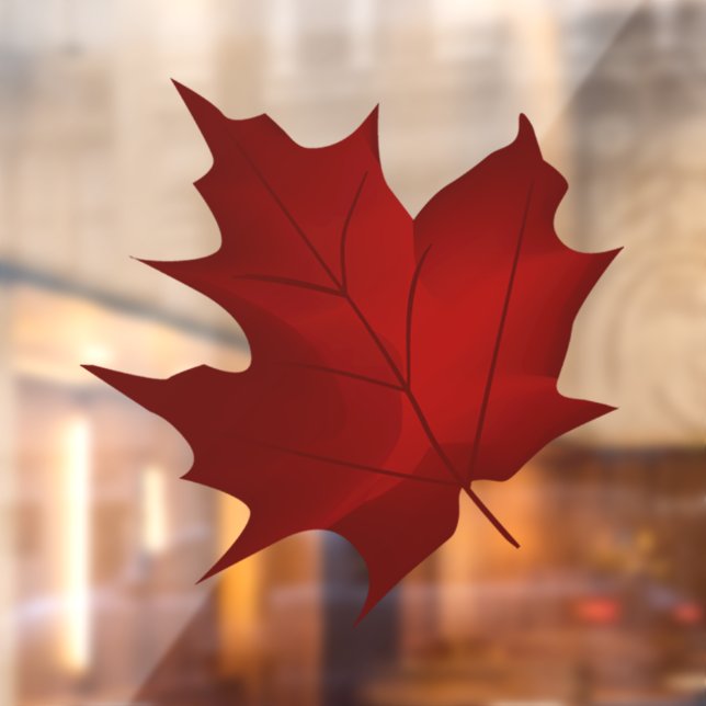 Herbstleaf 3 Vinyl Fensterheber Fensteraufkleber (Blatt 2)