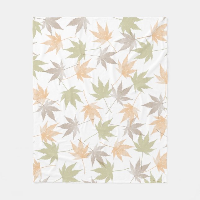 Herbstleaf Beauty Fleece Blanket (Vorderseite)
