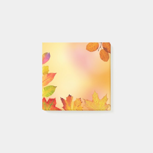 Herbstleaf Beauty" x 3" Post-it®-Hinweise Post-it Klebezettel (Vorderseite)