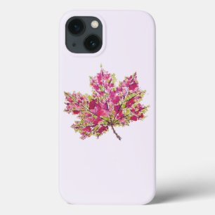 Herbstleaf farbenfrohe Wasserfarbe Boho Case-Mate iPhone Hülle