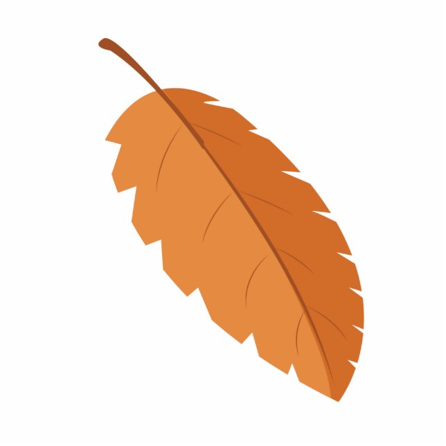 Herbstleaf Fotoskulptur Magnet (Vorne)