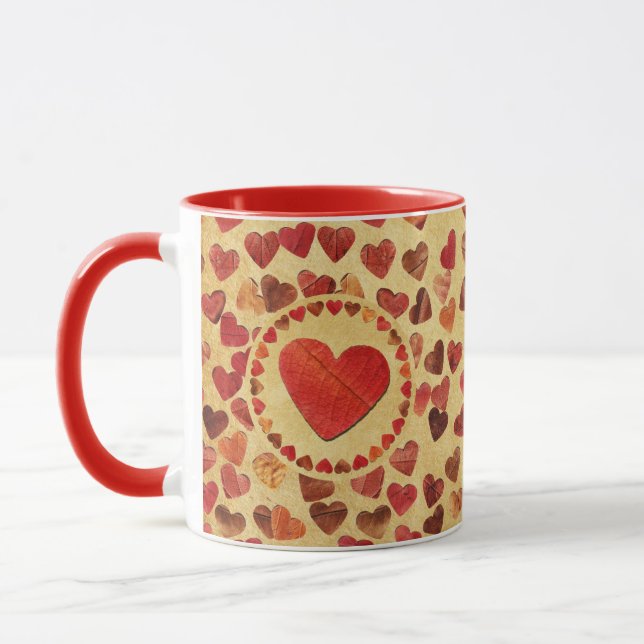 Herbstleaf hört auf alte Tasse (Links)