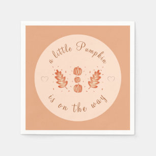 Herbstleaf & Little Pumpkins Kinderdusche Party Serviette