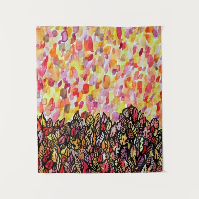 Herbstleaf Wandteppich (Vorderseite)