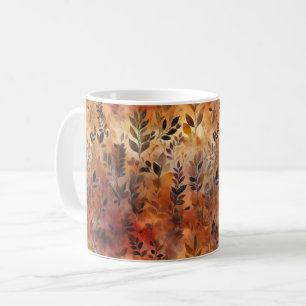 Herbstleaf warme Farben Kaffeetasse