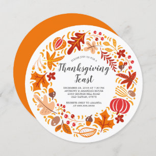 Herbstleather-Erntedankfest Einladung