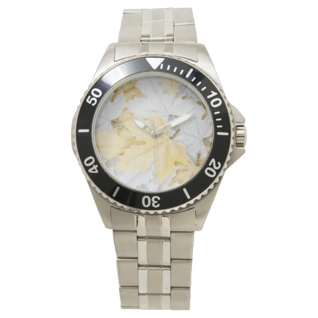 Herbstleaves Armbanduhr (Vorderseite)