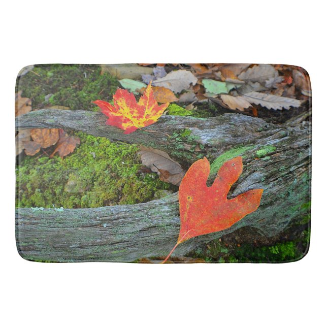 Herbstleaves Bad/Küchenmatte Badematte (Vorderseite)
