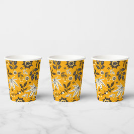 Herbstleaves, Berries & Acorns Pappbecher