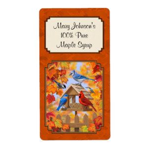 Herbstleaves Bird Feeder Kapselsirup