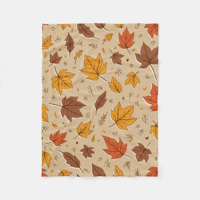 Herbstleaves Blanket Fleecedecke (Vorderseite)