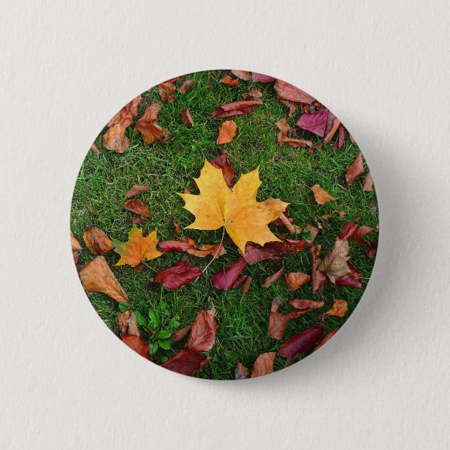Herbstleaves Button (Vorderseite)