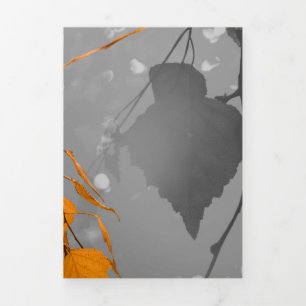 Herbstleaves Dreifach Gefaltete Urlaubskarte