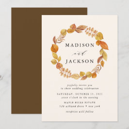 Herbstleaves | Einladung zur Hochzeit