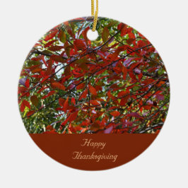 Herbstleaves Erntedank Ornament