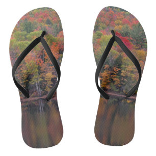 Herbstleaves Fallfarben-Flip-Flops Flip Flops