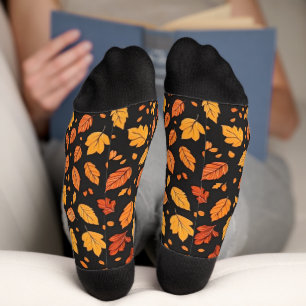 Herbstleaves Fallmuster Socken