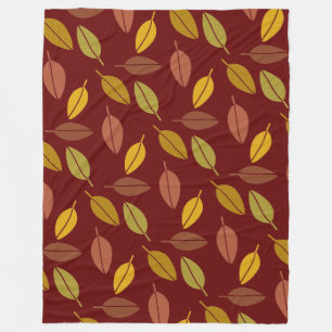 Herbstleaves Fleece Blanket