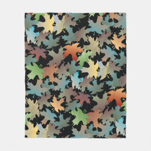 Herbstleaves Fleece Blanket