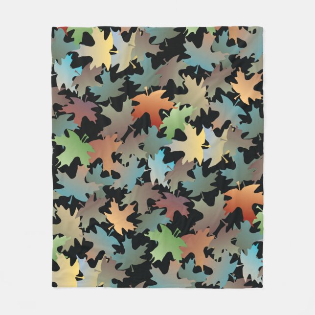 Herbstleaves Fleece Blanket (Vorderseite)