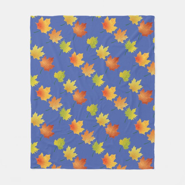 Herbstleaves Fleece Blanket (Vorderseite)