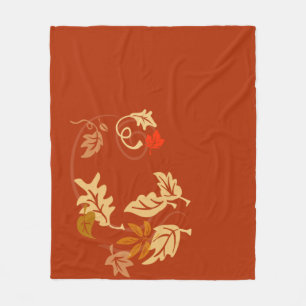 Herbstleaves Fleecedecke
