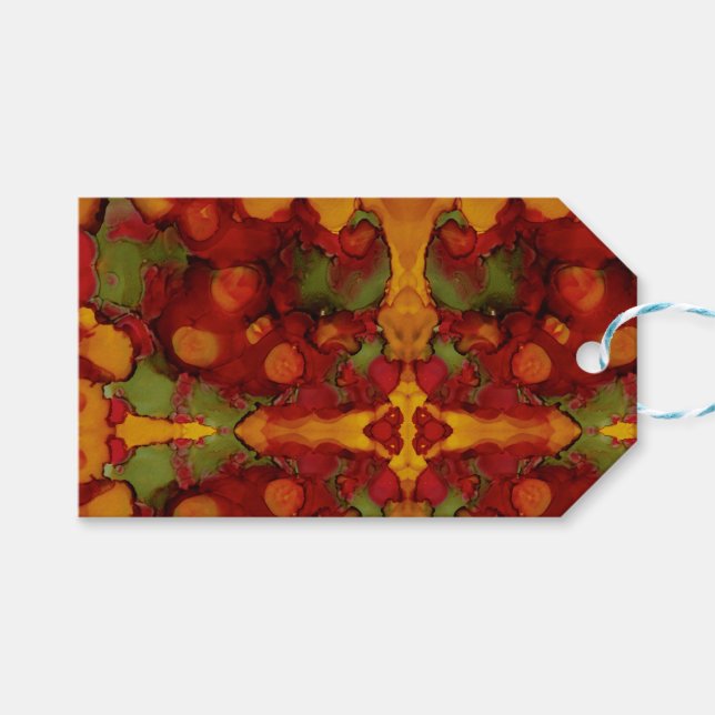 Herbstleaves Geschenkanhänger (Vorderseite (Horizontal))