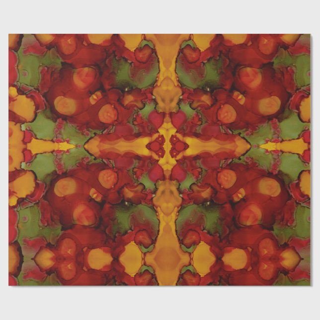 Herbstleaves Geschenkpapier (Flach)