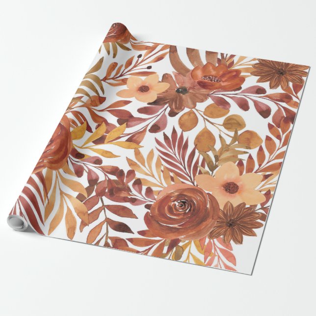 Herbstleaves Geschenkpapier (Ungerollt)