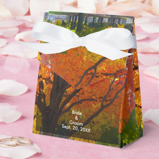 Herbstleaves Hochzeitskiste Geschenkschachtel (Hochzeit)