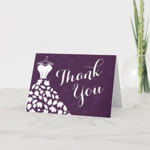 Herbstleaves Hochzeitskleid Danke