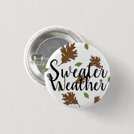 Herbstleaves im Süßwasser - Button-up-Abzeichen Button
