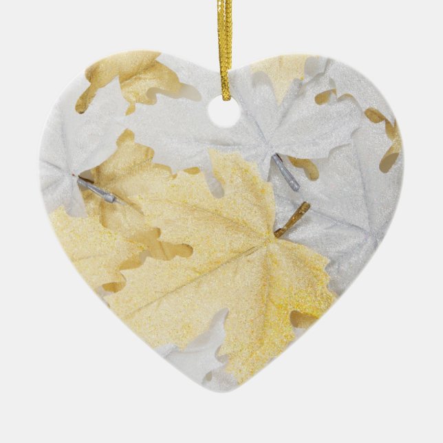 Herbstleaves Keramik Ornament (Vorne)