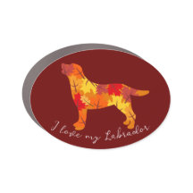 Herbstleaves Labrador Retriever Silhouette