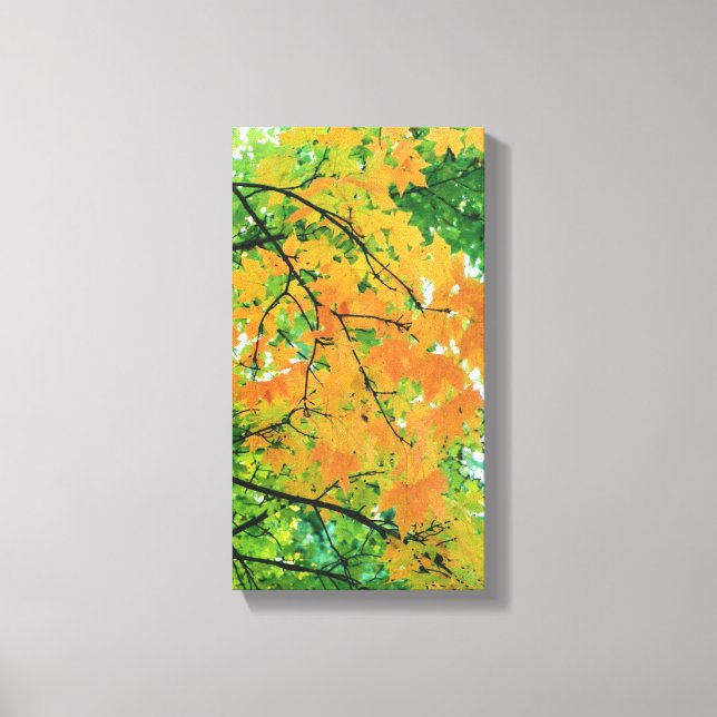 Herbstleaves Leinwanddruck (Vorderseite)