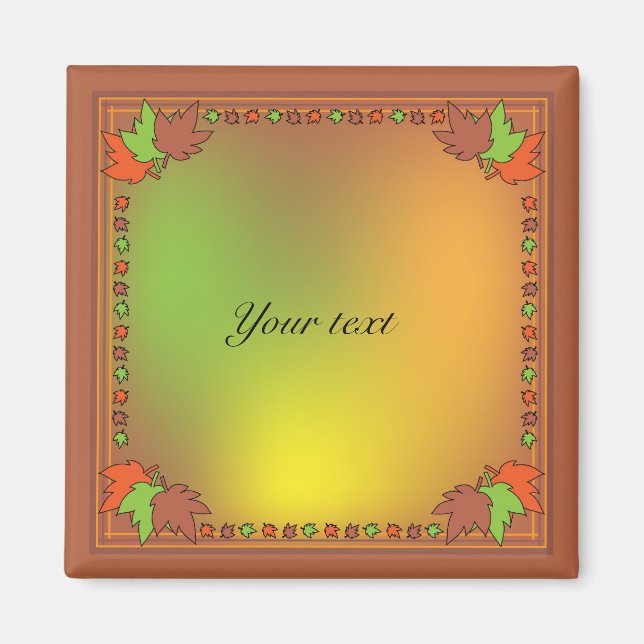 Herbstleaves Magnet (Vorne)