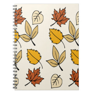 Herbstleaves Notebook Notizblock