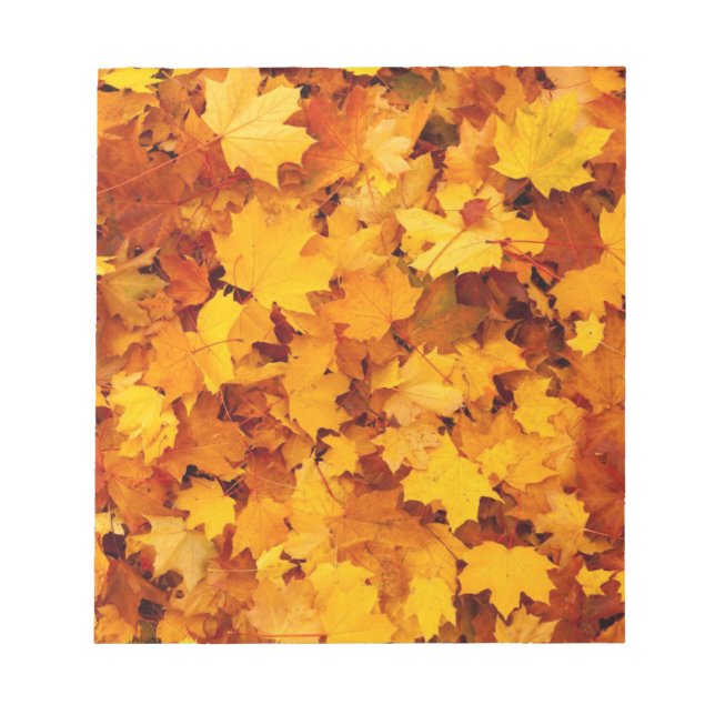 Herbstleaves Notizblock (Vorderseite)
