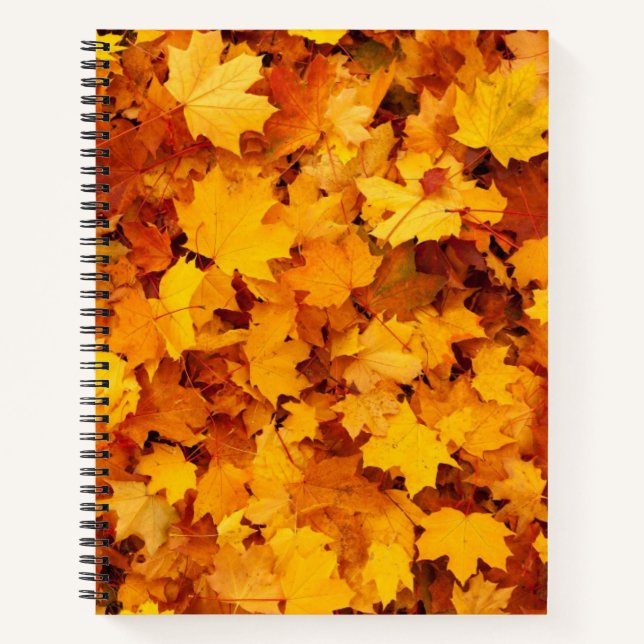 Herbstleaves Notizbuch (Vorderseite)