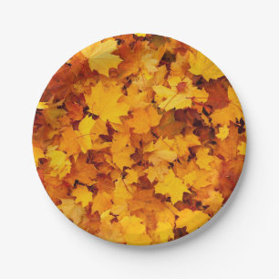Herbstleaves Pappteller
