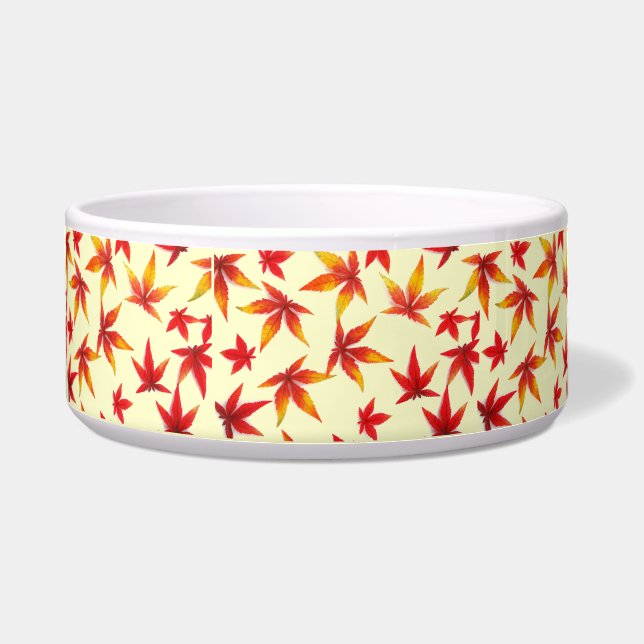 Herbstleaves Pet Bowl Napf (Vorderseite)